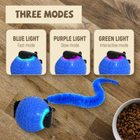 Interactive Cat Ball Toy, New Cat Ball Toys With Cord Mouse, Smart Self Rolling Cat Toys For Bored Indoor Cats, Automatic Moving Peppy Pet Ball