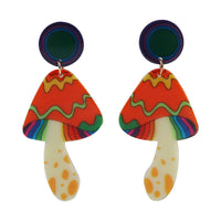 Needle Earrings Fashion Earrings Mushroom Garden Fairy Tale