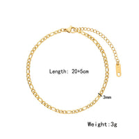 Simple All-Match Titanium Steel Anklet For Women