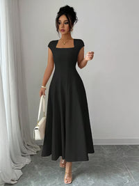 Fashionable And Elegant Slim-fit Tank Dress With A-line Skirt For Women