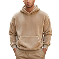 New Men's Double-sided Velvet Loose Sweater Men