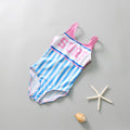 Medium And Big Children's Triangle Cute Hot Spring Resort Swimsuit