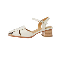 Simple Square Toe Mid-heel Women's Shoes