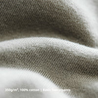 Marden Tooling Retro Tapered 3D Cutting Hemming Knitted Sweatpants