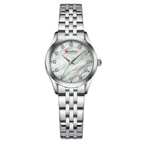 Rhinestone Ultra-thin Womens Shell-face Watch