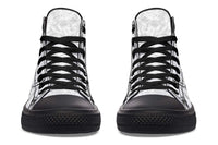 Printed Couple High-top Canvas Shoes