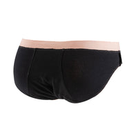 Women's Mid-waist Side Leakage Prevention Briefs Cotton Crotch Breathable