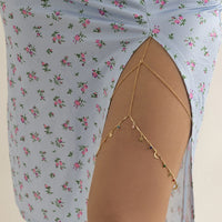 Leisure Beach  Pearl Leg Ring Body Chain