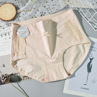 Pure Cotton Breathable Fashion Lace Ladies Plus Size Underwear