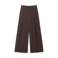 Womens Wide-leg Pants With A Slimming Waistband