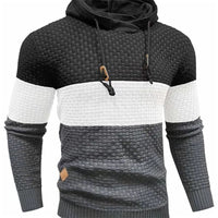 Jacquard Sweatshirt With Long Sleeves And A Hood