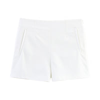 Initial Color High High Waist Casual Loose Shorts