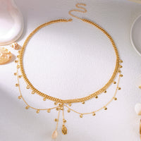 Fashion Hot Girl Party Personality Body Chains Shell Scallop Pendant