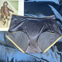 Mid-waist Silk Underwear Antibacterial Comfortable Seamless Classic Girl