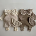 Baby Thickened Fleece Overalls Boy Baby Bodysuit Shorts