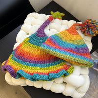 Dopamine Rainbow Star Elf Hat