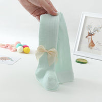 Children's baby pantyhose mesh big bow