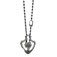Ouni Machinery Rotating Gear Shuttle Pendant Necklace