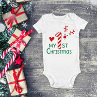 Christmas Snowman Elk Printing Triangle Rompers Baby Jumpsuit
