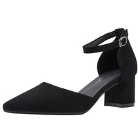 Women's All-match Casual Large Size Hollow High Heels