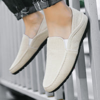 Summer New Men's Lazy Casual Breathable Linen Canvas Shoes