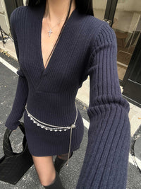 Fashion Silver Pearl Alloy Waist Chain