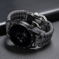 Outdoor Paracord Braided Strap Nylon Adjustable