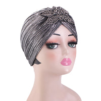 Women's Casual Pleated Ethnic Fabric Headscarf