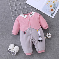 Climbing Suit One-piece Cotton Romper Baby Warm Go Out