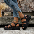 Women's Sponge Cake Thick-soled Open-toe Sandals