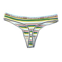 Women's Summer Color Stripes Thread Underwear
