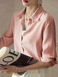 Spring New Striped Casual Shirt For Women