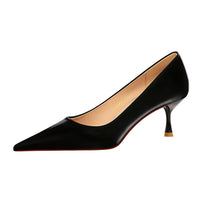 Fashion Simple Stiletto High Heel Shallow Mouth Pointed Toe All-match Women's Shoes