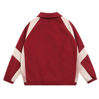 Men's Spring And Autumn Sports Loose Casual Polo Collar Pilot Baseball Uniform Fashion