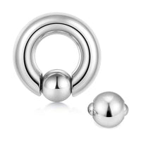 Titanium Steel Clip Ball Ring Spring Piercing Jewelry