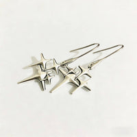 Unique Irregular Silver Copper Womens Instagram-Style High-End Earrings