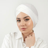 Womens Mercerized Cotton Forehead Band Hat