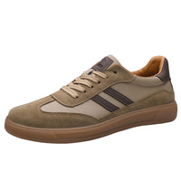 German-trained Men's Genuine Leather Breathable Sneakers