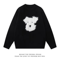 Cartoon Rabbit Soft Glutinous Mink Sweater Men And Women Loose Fashion