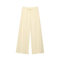 Simple Puff-sleeve Shirt And Casual Pants Set