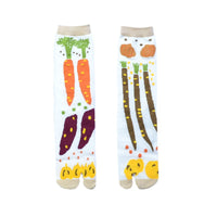 Toe Socks 200-needle Jacquard Combed Cotton For Women