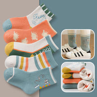 Cartoon Boys And Girls Winter Thickened Cotton Socks In The Tube