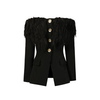 Autumn Design Stylish Elegant Suit Jacket For Women