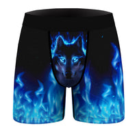 3D Digital Printed Boxer Pants Breathable And Elastic
