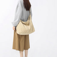 Corduroy Shoulder Crossbody Bag Spacious Casual And Minimalist