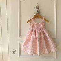 Baby Lace-up Bow Design Korean-style Instagram A-line Skirt