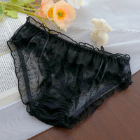 Fashion Lace Women's Quick-drying Mesh Briefs