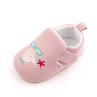 Anti Slip Cartoon Fashionable Baby Rubber Soled Shoes