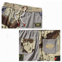 Fashionable Men's Cotton Stitching Camouflage Overalls