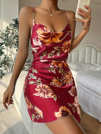 Ice Silk Temptation Backless Strap Nightdress